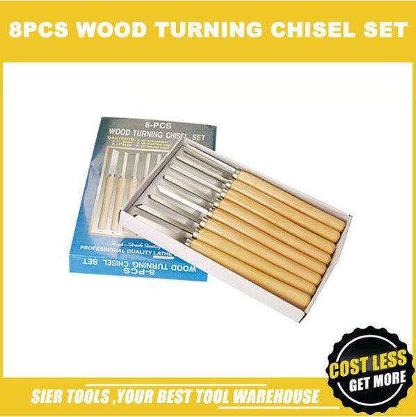 8pcs Cheap Wood Lathe Cutting Tools/Turning Tools Set/Free Shipping