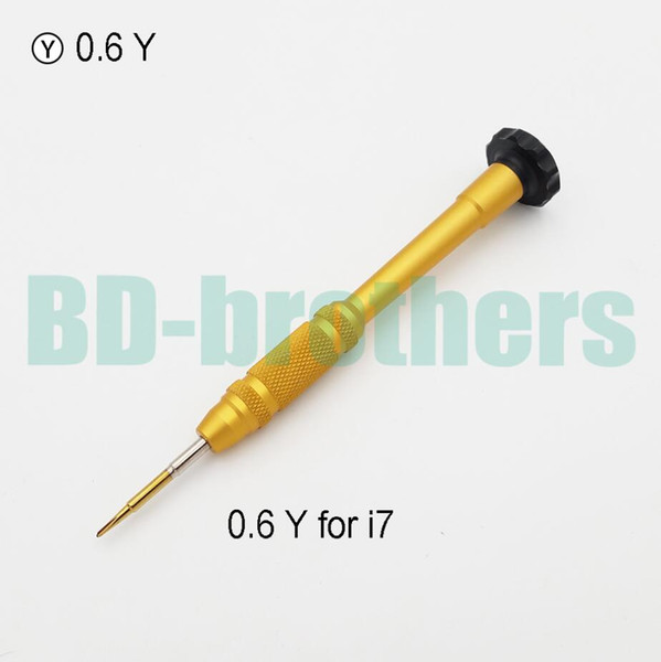 High Quality New 0.6 Y Screwdriver Key S2 Steel 0.6 x 25mm Triwing 0.6Y For iPhone 7 7Plus Screw Driver Dedicated 100pcs/lot