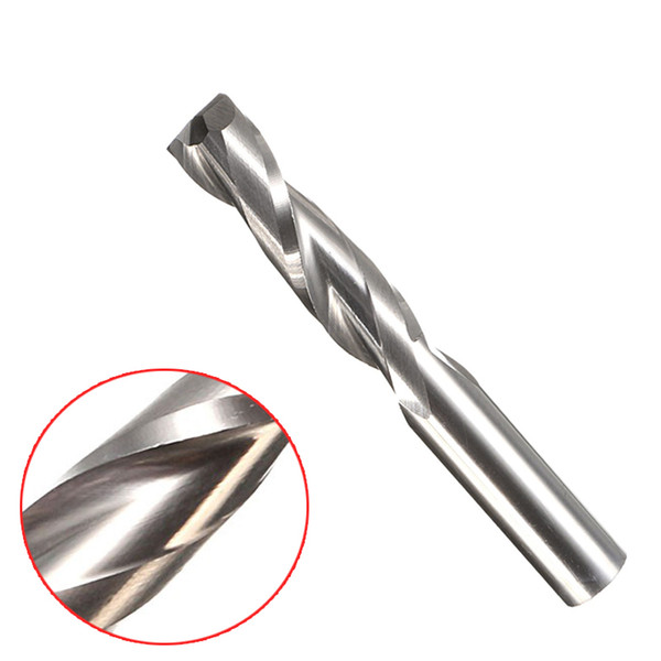 10PCS 2 Flute Spiral Cutter 6x22 Mm CNC Router Bits Wood Acrylic Drill Carbide 6mm X 22mm 2 Flutes 6*6*22*44mm Milling Cutter Bit