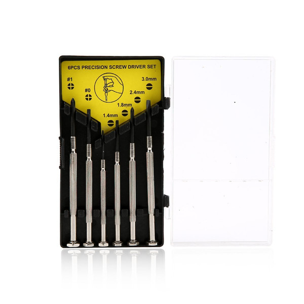 6 in 1 Precision Screwdrivers Set Kit for All Precision Work, Mobiles, Watches, Cameras and Craft Work