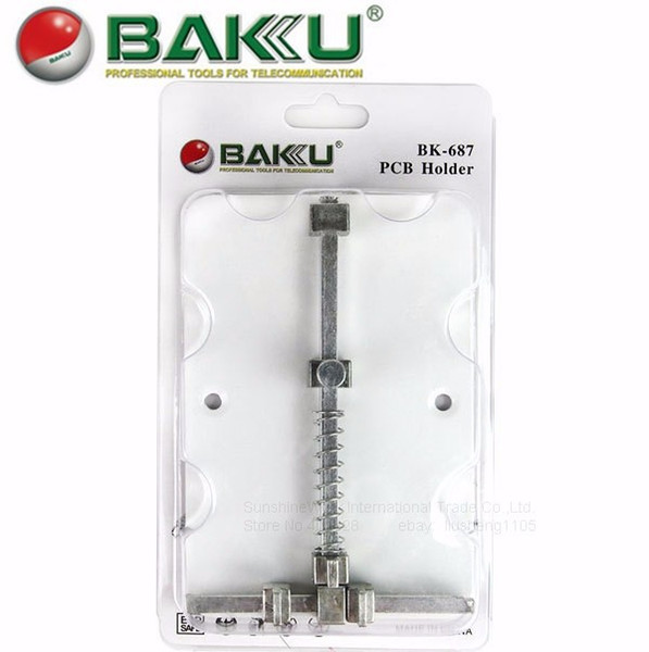 (40 pieces/lot) BAKU Superior Quality PCB Card Soldering Holder, Tools For Any Mobile Phone Main Board,Can Be Fixed on Desktop