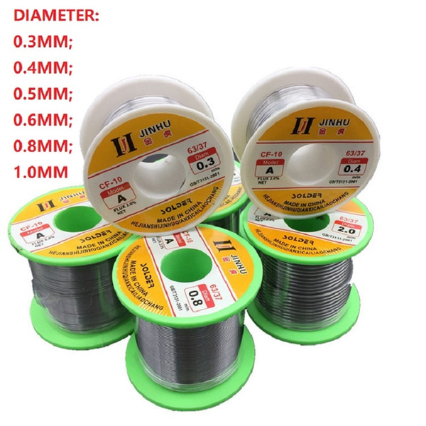 Rosin core solder wire Material Sn Pb Flux 2.0% Welding G
8000
ross weight 50 g Diameter 0.3 ,0.4 ,0.5 ,0. 6 0.8 1.0 mm