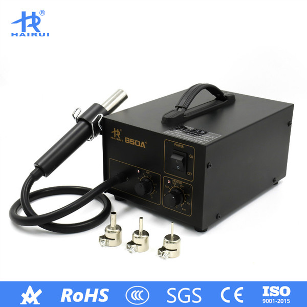 HAIRUI 850A+ 110V/220V Hot Air Welding Station Lead-free 600W Soldering Station for Electronics