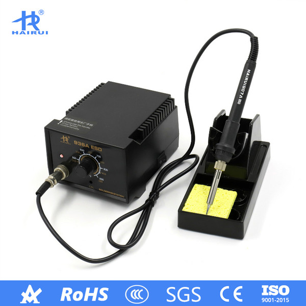 HAIRUI 936A 110V/220V Iron Welding Station Adjustable Lead-free 60W 936 Soldering Station