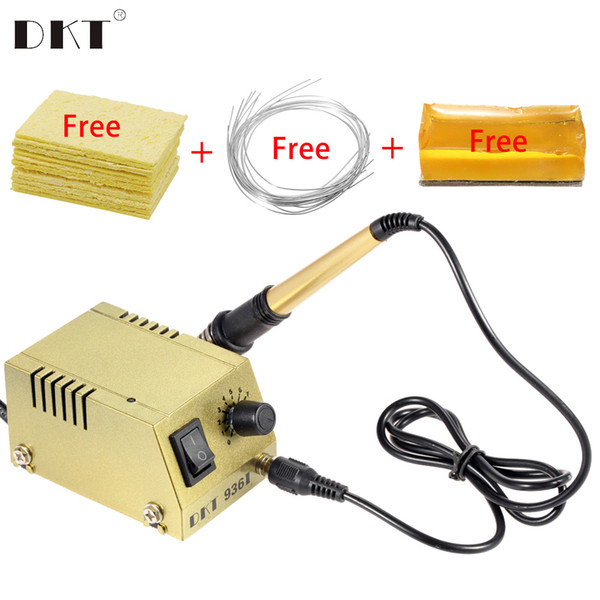 DHL High Quality Mini Soldering Station DKT 936i Fast Heating Solder Iron Welding Equipment Solder Station Welding Machine for SMD SMT DIP