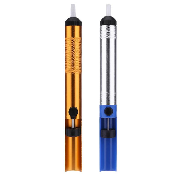 2pcs Metal Solder Sucker Desoldering Pump Removal Vacuum Soldering Iron Desolder Suction Tin Pen Hand Tools Welding Tools