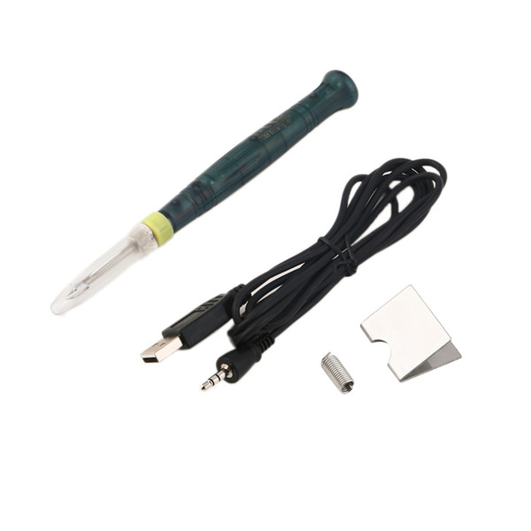 2016 Hot Sale Quality Mini Portable USB 5V 8W Electric Powered Soldering Iron Pen/Tip Touch Switch