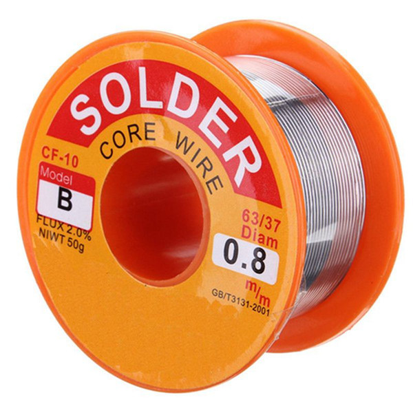 0.6mm 0.8mm And 1mm Tin Lead Tin Wire Solder 63/37 Rosin Core Solder Flux Soldering Welding Iron Wire Reel