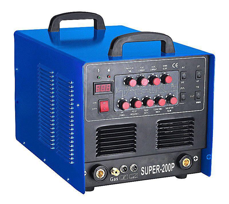 AC DC TIG/MMA/CUT Welding Machine 7-in-1 Super200P Aluminum Free Shipping