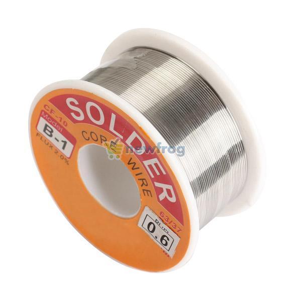 0.6mm New Tin Lead Tin Wire Melt Rosin Core Solder Soldering Wire Roll S7NF