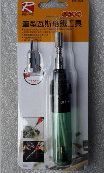 Gas Blow Torch Butane Gas Soldering Iron Gun Cordless Solder Iron MT-100