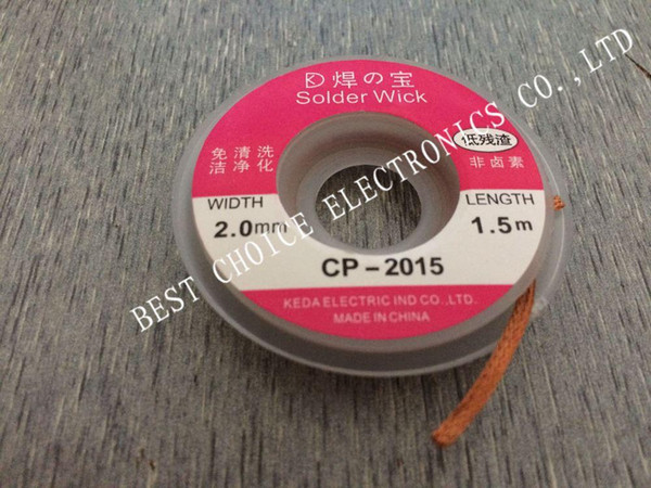 1 pcs CP-2016 2.0mm Desoldering Braid Soldering Remover Wick Accessory 0.75m High Quality