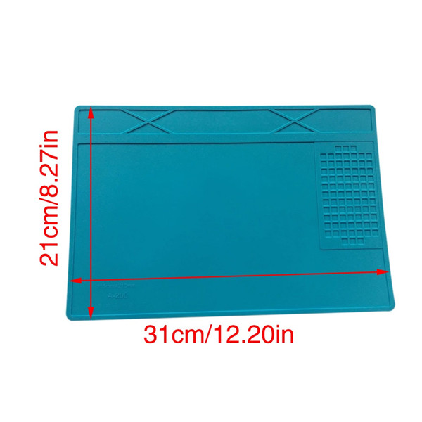 Heat-resistant BGA Soldering Station Soldering Pad Silicone Heat Gun Insulation Pad Repair Tools Maintenance Platform Desk Mat