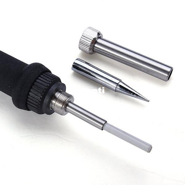 New Arrive Pro 60W 220V Temperature Adjustable Electric Welding Solder Soldering Iron Handle Heat Pencil Tool