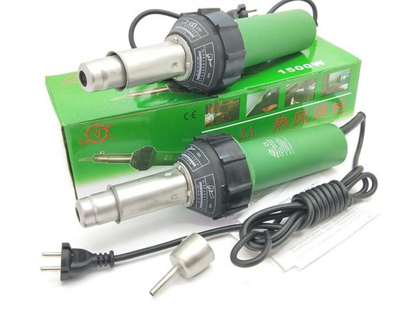 1500W Plastic Hot Air Torch Welding Gun Welder + 2x Nozzles +1x Heater Element + Some plastic rod Gift