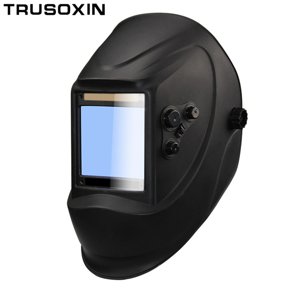 Out control Big view eara 4 arc sensor DIN5-DIN13 Solar auto darkening TIG MIG MMA welding mask/helmet/welder cap/lens/face mask