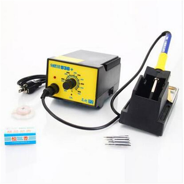 Wholesales Free shipping GY936 + 110V Practical Lead Soldering Station Pack with Domestic Core A1322 Black