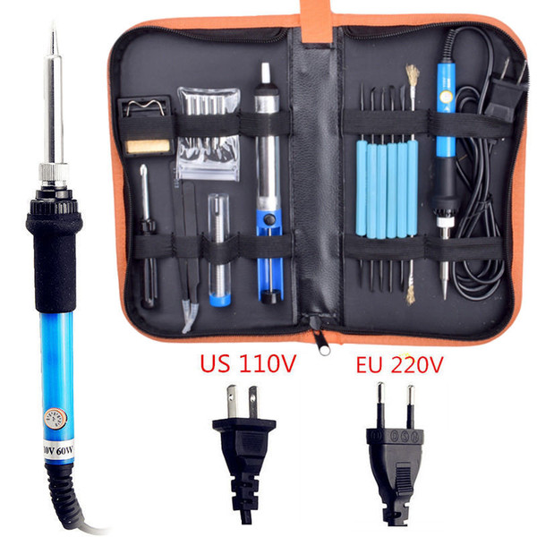 110V/220V 60W Adjustable Electric Temperature Welding Soldering Iron Tool Kit B00635B00636