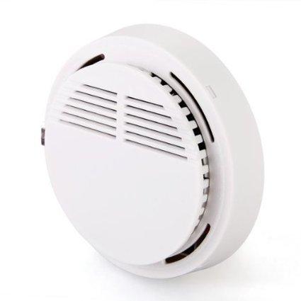 HOT! Stable Photoelectric Wireless Smoke Detector for Fire Alarm Sensor with 6F22 Battery Home Security Best Price Best Sale