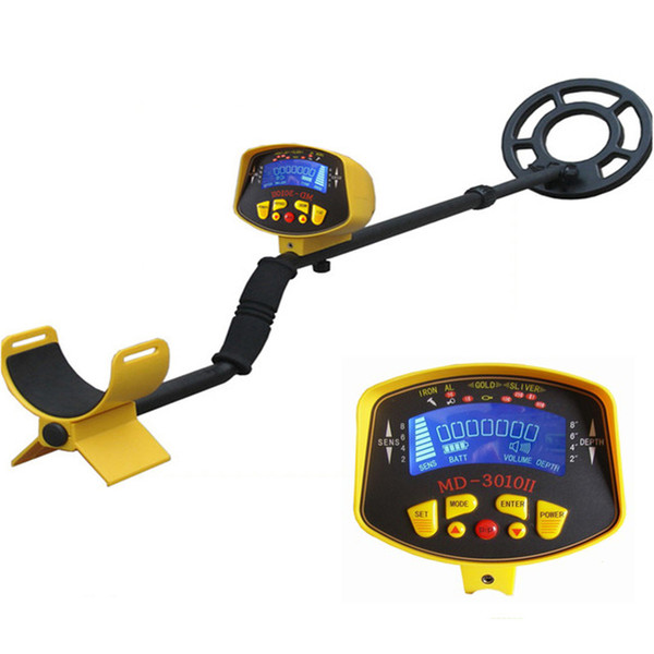 2017 most highly sensitivie metal detector MD-3010II Deep Range Underground Gold Metal Detector MD3010II with free shipping