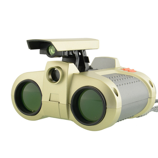 Fashion Binocular Telescope Pop-up Light Night for Vision Scope Binoculars Novelty Children Magnification Toy Gifts Free DHL 473