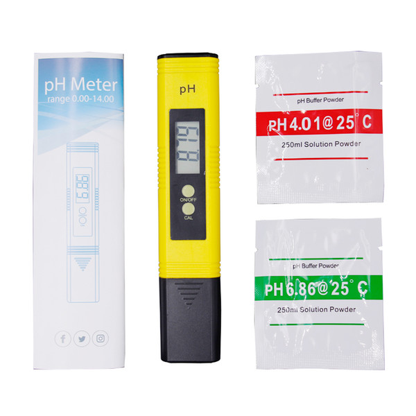 1PC New Protable LCD Digital PH Meter Pen of Tester accuracy 0.01 automatic calibration For Water Quality, Food, Aquarium, Pool