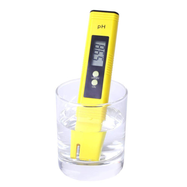 Digital Meter, 0.01 High Accuracy Quality 0-14 Measurement Range for Household Drinking, Pool and Aquarium Water PH Tester Design with ATC