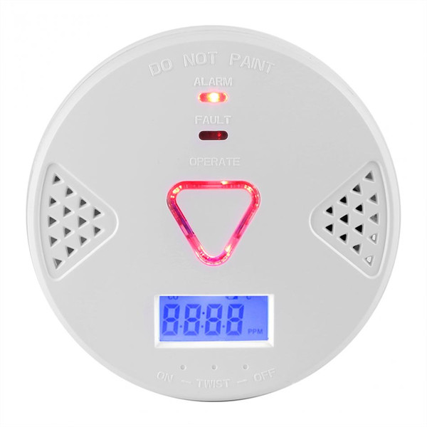 Voice Digital LED Display Carbon Monoxide Detectors Strobe Home Security Safety CO Gas Carbon Alarm Detector Sensor Alarm 1