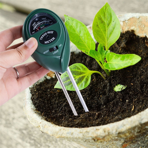 Practical 3 In 1 PH Level Tester For Plants Crops Flowers Vegetable PH Measurement Garden Clay Water Content Meters 15kt Z