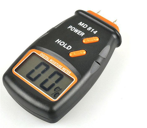 4Pins Handheld Digital LCD Wood Moisture Meter Wood measuring tools Humidity 5-40% content Analyzer Tester MD814