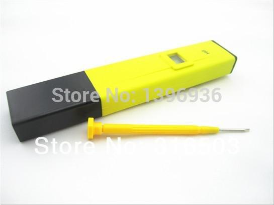 Wholesale-100Pcs aquarium PH meter portable ph meter digital water tester free sgipping