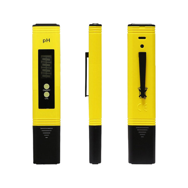 New Protable LCD Digital PH Meter Pen of Tester Accuracy 0.1 Aquarium Pool Water Wine Urine Automatic Calibration