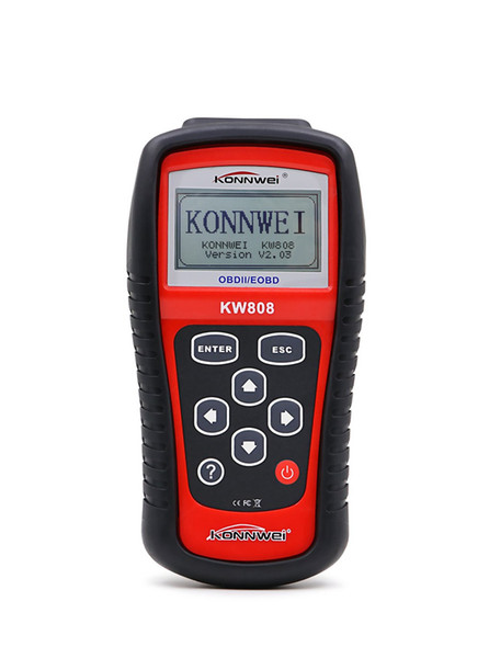 KONNWEI KW808 OBDII Auto Scanner OBD2 Code Reader multi-language Engine Reset Tool EOBD/CAN Diagnostic Tool like MS509