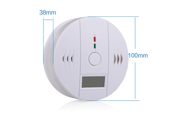 10pc Wireless Battery-operated gas alarm security system Alert Smoke Carbon Monoxide CO Detectors Gas Alarm 10A