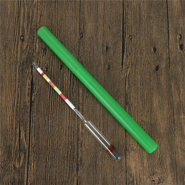 3 Scale Hydrometer For Home brew Wine Beer Cider Alcohol Testing Triple Scale Hydrometer Alcohol Brix Meter 255*15mm