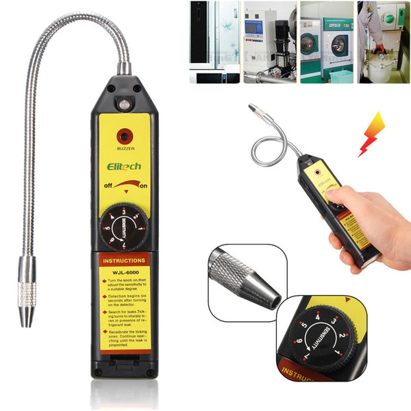 Elitech WJL-6000 Refrigerant Leak Detector HVAC R134a R410a Air Checker