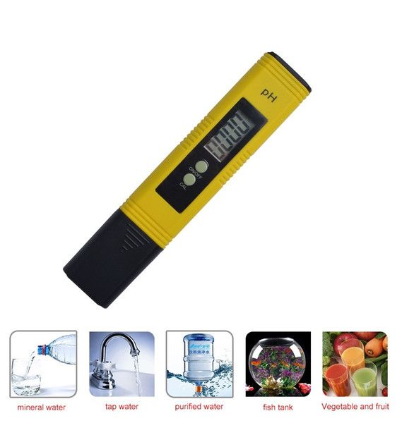 Newest Protable LCD Digital PH Meter Pen of Tester Aquarium Pool Water Wine Urine ph-2 ph-02