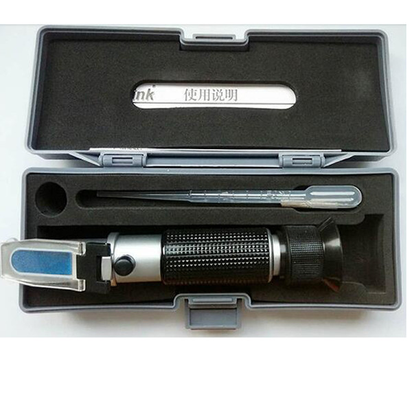 Ri-scale Measurement Portable Honey Refractometer Beekeeping Tester Bees 58-90% Brix / 38-43 Be' (Baume) / 12-27% Water Range