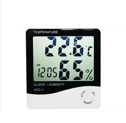 Large screen home thermometer high precision indoor electronic with alarm clock