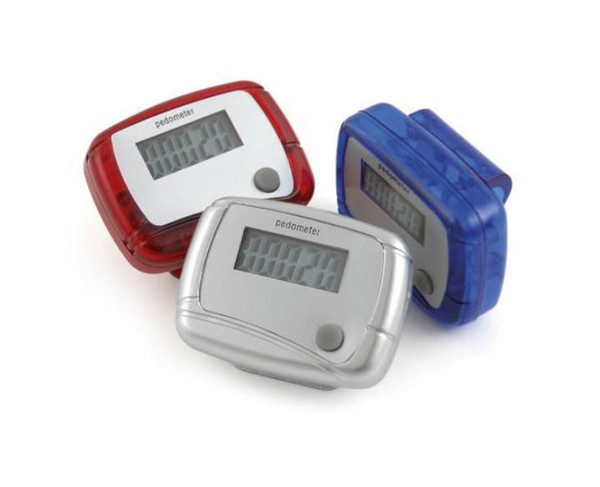 Health gift LCD Pedometer Step Counter MINI Calorie Counters Walking Distance New Pocket 5 colors hot selling SN2629