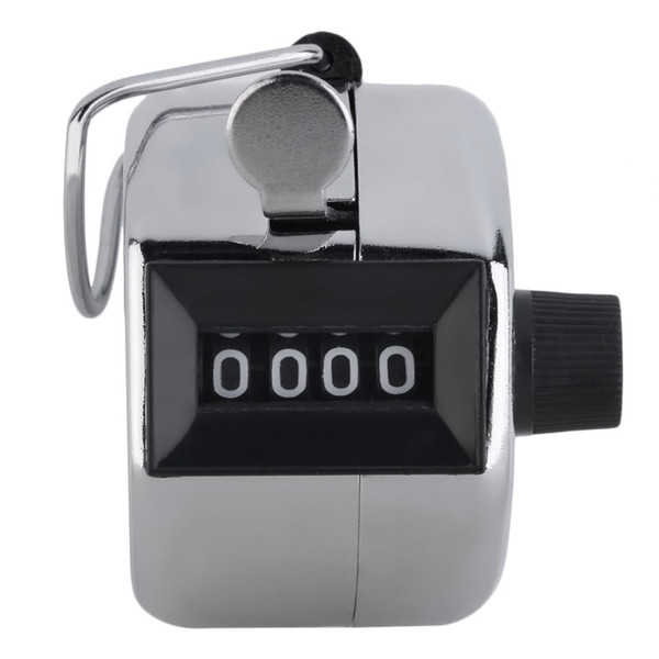 Free shipping 480pc/lot Metalic 4 Digits Number CFree shipping 480pc/lot Metalic 4 Digits Number Clicker Hlicker Hand Tally Counter for Golf