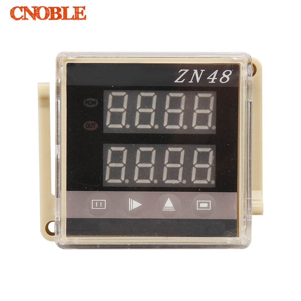 ZN48 Digital Double Row LED Display Time Relay Counter with 10 terminals