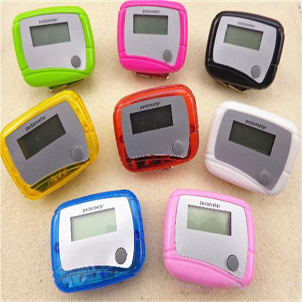 Pocket LCD Pedometer Mini Single Function Pedometer Step Counter LCD Run Step Pedometer Digital Walking Counter