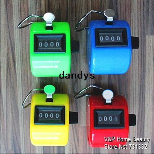 12 pcs/Lot Colored Hand mechanical counter Tally counter tasbih Frequency counter people counter Lap timer Novelty items 5502, dandys