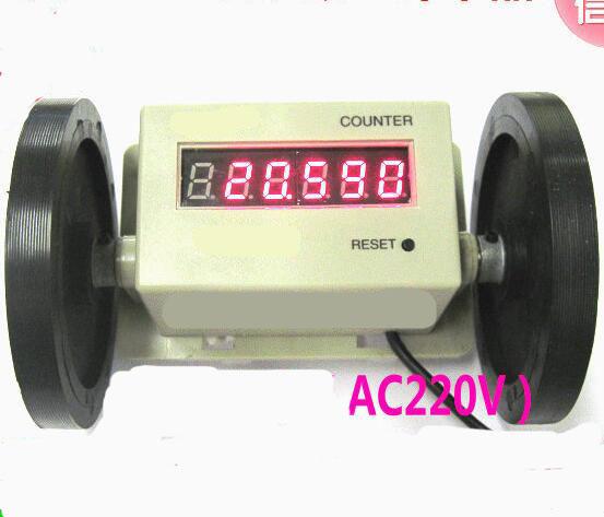 Wholesale-Electronic digital meter counter, power off Memory,0.01m -999999m Length counter measure meter distance counter