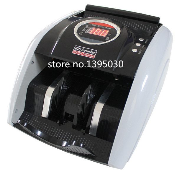 Wholesale- 110V / 220V Money Counter Suitable for EURO US DOLLAR etc. Multi-Currency Compatible Bill Counter Cash Counting Machine 1pc