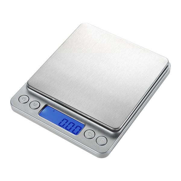 Portable Digital Jewelry Precision Pocket Scale Weighing Scales Mini LCD kitchen Balance Weight Scales 200g 500g/0.01g 1000g 2000g/0.1g