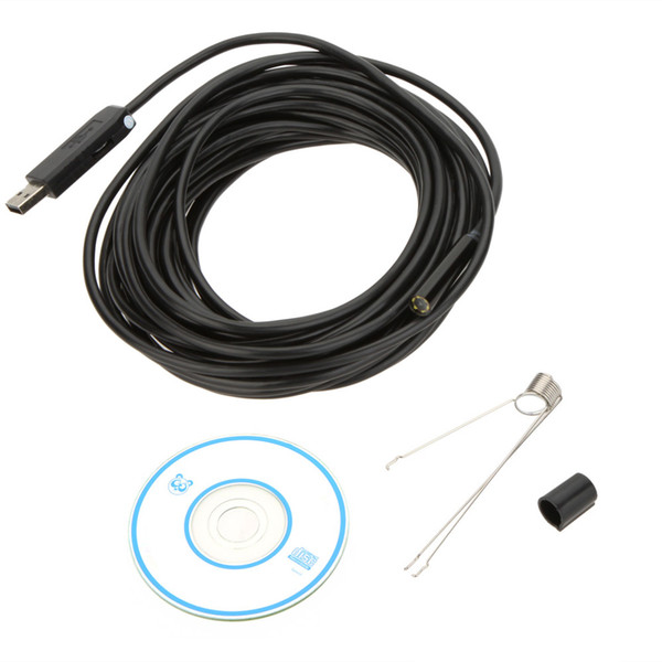 2MP Waterproof 9mm borescope endoscope USB Inspection Camera Endoscope Snake Scope 6LEDs industrial endoscope 7M Cable