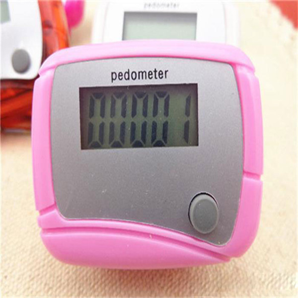 New Pocket LCD Pedometer Mini Single Function Pedometer Step Counter LCD Run Step Pedometer Digital Walking Counter with Package