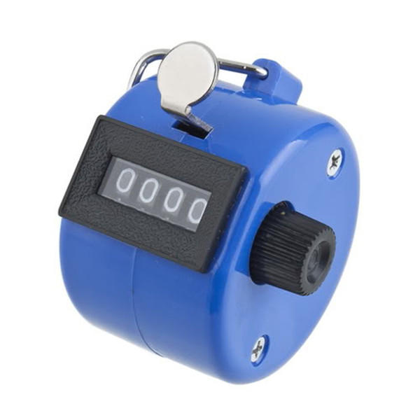 1pcs New Free Shipping 4 Digit Number Hand Held Tally Counter Clicker Golf